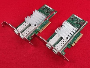 LOT OF 2 IBM 2-Port SFP+ Converged Network Adapter Card Standard Profile 49Y7962 - Picture 1 of 4