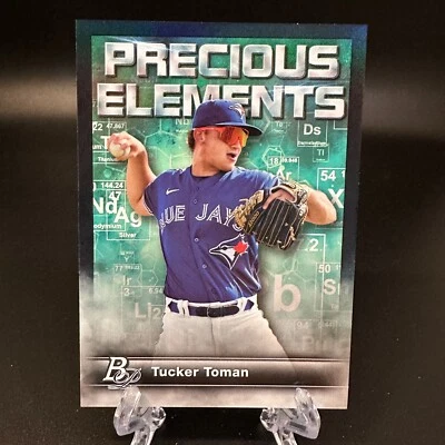2023 Bowman Platinum Tucker Toman Precious Elements #PE-29 Toronto Blue Jays - Image 1 of 2