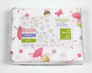 NUEVO Maggie Miller Bailarina de Ballet Bailarina Rosa Púrpura Niños Niñas CONJUNTO COMPLETO de Sábanas - Imagen 1 de 2