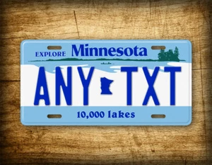Custom 1987-2008 Minnesota Novelty State License Plate MN Replica Tag - Picture 1 of 6