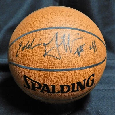 Eddie Griffin Signed Spalding Official All-Court Basketball JSA Authenticated - Image 1 of 3