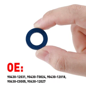 10PCS Oil Drain Sump Plug Washers For Gasket Lexus Hole Toyota OE 90430-12031 AU - Picture 1 of 9