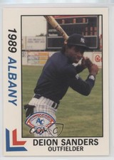 1989 Best Albany-Colonie Yankees Deion Sanders #1 Rookie RC