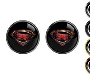 DC Super Hero Superman Cufflink Novelty Shirt Cuff Link Wedding Party Best Gift - Picture 1 of 9