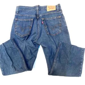 Levis 559 Jeans Unisex 32 x 32  Blue Relaxed Fit Straight Leg Y2K Denim Pants - Picture 1 of 8