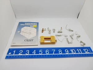 10 Vtg DOLL HOUSE MINIATURE WIRING CORDS w/ PLUG for LIGHTS LAMPS PARTS Book Cab - Picture 1 of 8
