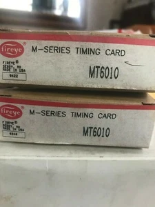 FIREYE MT6010 M-SERIES TIMING CARD  - Picture 1 of 1
