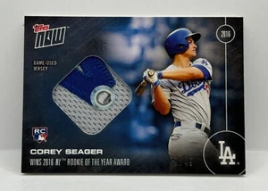 COREY SEAGER Rookie Patch 2016 Topps Now OS-16D BLUE 49/49 MLB Hologram RC Relic - Picture 1 of 3