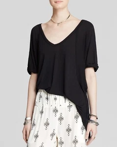 NUEVA CON ETIQUETAS CAMISETA FREE PEOPLE TRI BLEND CAÍDA LIBRE - Imagen 1 de 37