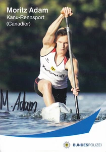 Moritz ADAM - Deutschland, Silber WM 2019 Kanu, Original-Autogramm! - Bild 1 von 1
