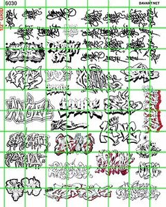 6030 HO 1:87 SCALE DECALS BLACK RED SPRAY GRAFFITI TAGGING URBAN GRAFFITI CLEAR - Picture 1 of 4