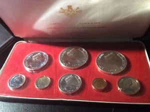 Cayman Islands: 1973 Silver Proof Set (Royal Canadian Mint) (Nov22-79) - Picture 1 of 4