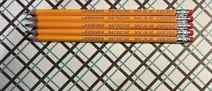 Lápices personalizados "JOHN WICK WAS HERE" - Imagen 1 de 2