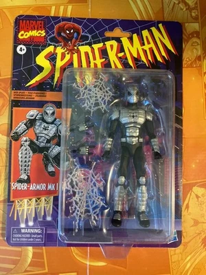 Spider Armor MK1 Marvel Legends Action FIgure Retro Series Armored Spider-Man - Изображение 1 из 2