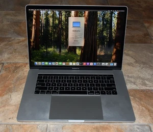 Apple MacBook Pro 15" 2018 i7 2.6GHz 32GB DDR4 500GB SSD AMD 560X MacOS 15.5 - Afbeelding 1 van 13