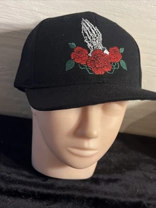 Herren Mütze St Mary betende Hände religiös Baseball Cap schwarz rose - Bild 1 von 7