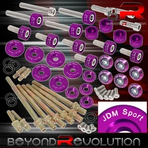 For Honda K20 K24 Cam Cap/Header/M8 Fender/Valve Cover Dress Up Washers Purple - Picture 1 of 5