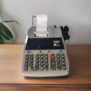CANON MP11DX Printing Calculator 12 Digits 2 Color Print Clock And Calendar - Picture 1 of 9