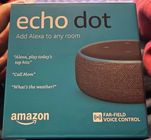 Amazon Echo Dot Gen 3 Wifi Connected Speaker new - Picture 1 of 5