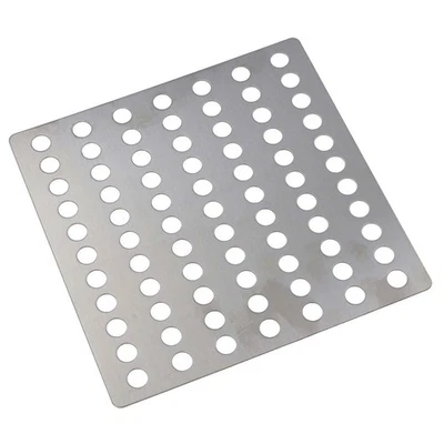 Stainless Steel Drain Cover Leaf Guard Metal Grid Plate Grate Rustproof Square - Image 1 of 4