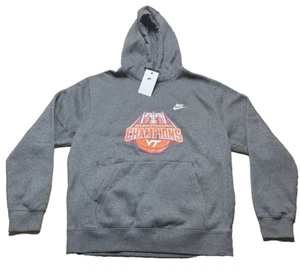 NWT Nike Virginia Tech Hokies 2022 ACC Basketball Champions Mens Hoodie Large - Picture 1 of 14