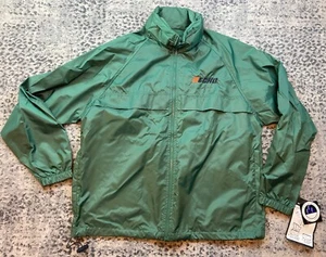 Men's M Echo Lawn Equipment Ultra Club Collection Windbreaker Full Zip Green - Picture 1 of 23