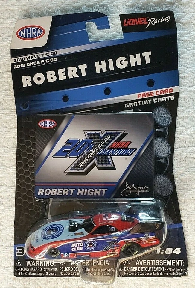 NHRA Lionel Racing / AAA "Robert Hight" 2018 Wave F/C 00 1:64 Scale Die-cast Car - Image 1 of 4