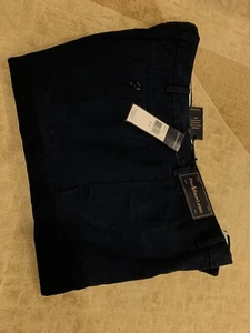 POLO Ralph Lauren Navy Cotton Chino Pants Dress 36x30 Custom Fit - Picture 1 of 6