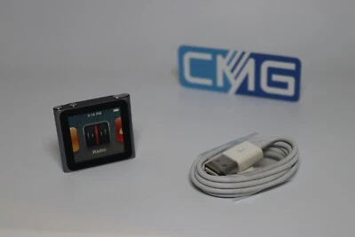 Apple iPod nano 6. Generation Silber Grau 8GB 6G 6th Radio Podcast Top Zustand - Bild 1 von 4