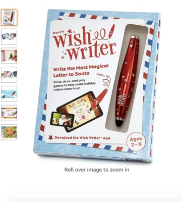 5 Lápiz óptico Macy's Wish Writer escribir cartas mágicas a Santa NUEVO SELLADO Foto 1 de 4