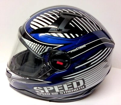 Speed and Strength FF389 Stars & Stripes Patriotic Motorcycle Helmet- Medium — 第 1/4 张图片