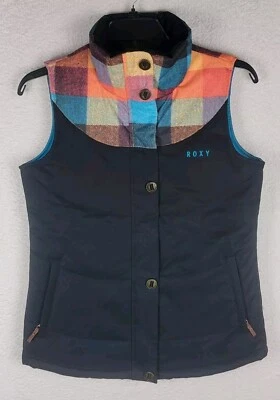 Roxy Long Slim Fit Insulated Women's Vest Size S New - Image 1 of 4