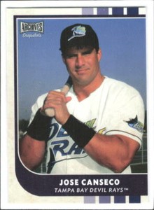 2021 Topps Archives Snapshots Jose Canseco   #12 Tampa Bay Devil Rays