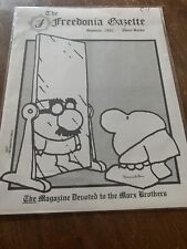 The Freedonia Gazette Summer 1982 Marx Brothers Magazine