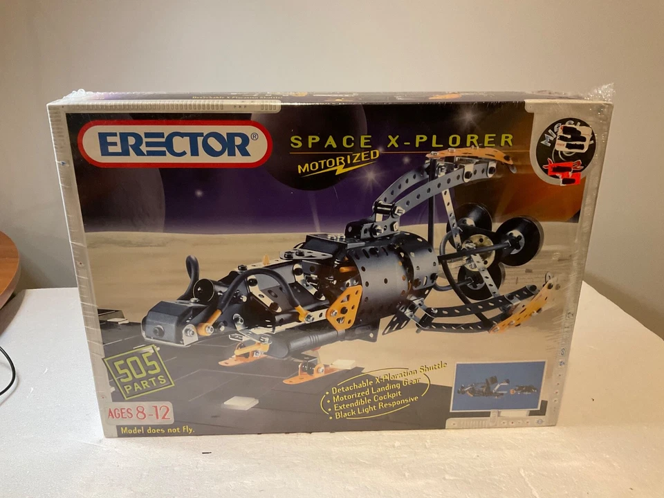 Meccano Erector Space X Plorer Motorized Construction Set #4840, NEW. #13 - Image 1 of 3