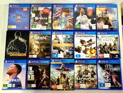 Lote com 15 pacotes de jogos PlayStation 4 | Sony PS4 - Imagem 1 de 4