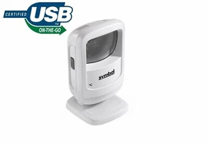 Motorola Símbolo Zebra Código de Barras Presentación DS9208 2D USB Escáner de Mano QR! Blanco - Imagen 1 de 1