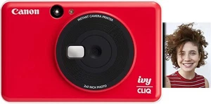 Impresora de cámara instantánea Canon Ivy CLIQ + 20 hojas de papel fotográfico, rojo Ladybug, nueva - Imagen 1 de 5