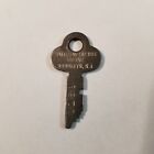 United Metal Box Co Key 1160 Original Vintage Flat Steel Key