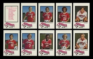 CARL'S JR 1979 DR PEPPER SAN JOSE TERREMOTOS JUEGO COMPLETO DE FÚTBOL 20/20 - Imagen 1 de 4