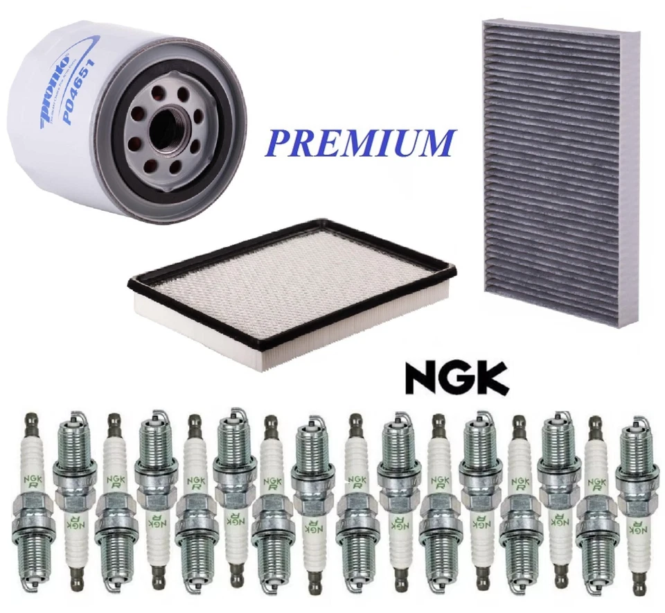 Kit de puesta a punto filtros de aceite cabina de aire bujías para Chrysler 300 V8 5,7 L 2008-2010 Foto 1 de 1