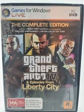 Grand Theft Auto IV & Liberty City - PC DVD-ROM  *MONEY BACK GUARANTEE* 