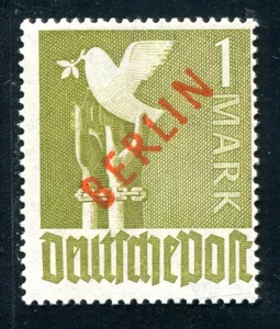 BERLIN 1949 33 ** MNH RED OVERPRINT 600€(Z3337 - Picture 1 of 2