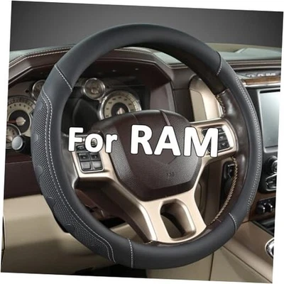 Car Steering Wheel Cover for RAM 1500 2500 3500, Compatible with Dodge RAM  - Image 1 of 4