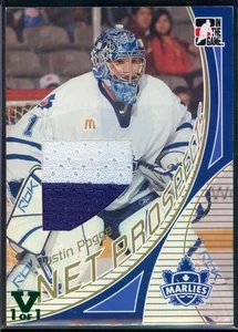 2006-07 ITG Heroes and Prospects Net Prospects Vault #NPR13 Justin Pogge 1/1 - Picture 1 of 2