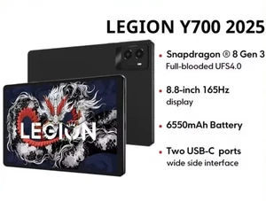 New Lenovo y700 2025 Android 8.8" 512GB + 16 RAM Gen 3 Gaming Tablet - Picture 1 of 7