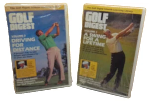 Bob Toski Golf Digest Swing Lifetime Driving Distance Betamax Beta 1986 NOS lot - Picture 1 of 4