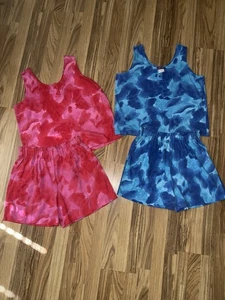 VTG 90s Beverly Hills Blues Sport Tie-dye Women’s Outfits Sz Large L - Picture 1 of 11