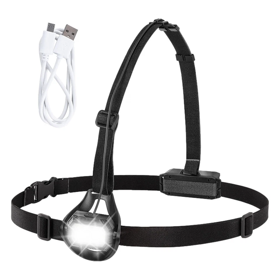 Rechargeable Chest Running Light for Runners LED Lamp Jogging Run Torch - Image 1 of 4