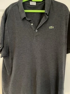 Men’s Lactose Dark Grey Polo T Shirt . Very Good Condition Size 7 - Picture 1 of 2